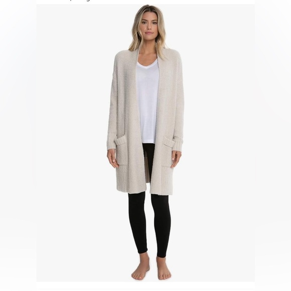 Barefoot Dreams Cozy Chic Lite “Long Weekend Cardigan” Sweater Size XL EUC! - Picture 2 of 13